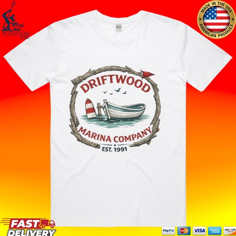Driftwood Marina Company Est 1991 - Adult & Kids T-Shirts, Sweatshirts & Hoodies apparel design preview 1