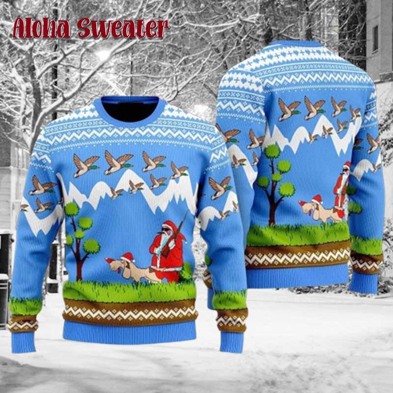 Hunnter Christmas Hunting Ugly Christmas Sweater - Holiday Gift product image 3