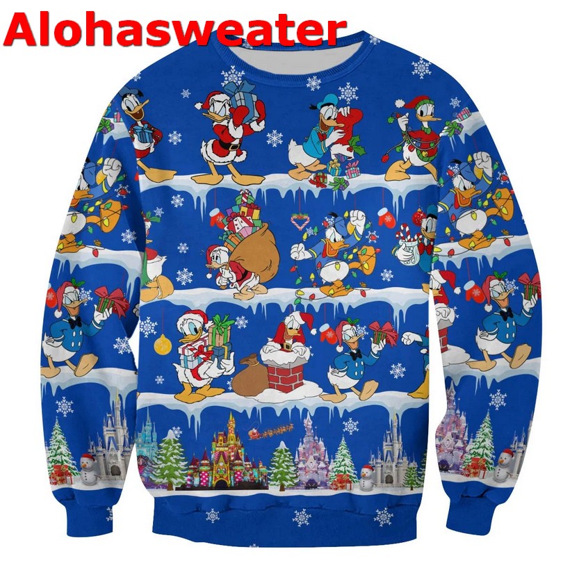 Duck pattern Christmas Sweater - Holiday Gift product image