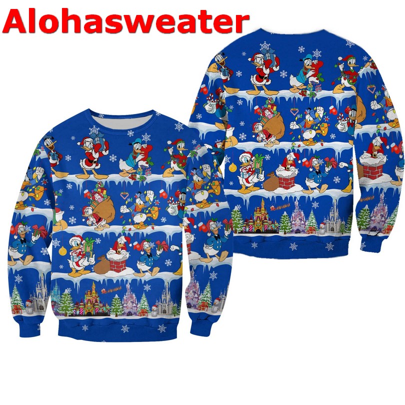 Duck pattern Christmas Sweater - Holiday Gift product image 2