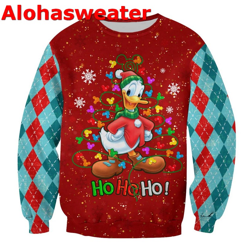 Duck pattern Christmas Sweater - Holiday Gift product image 4
