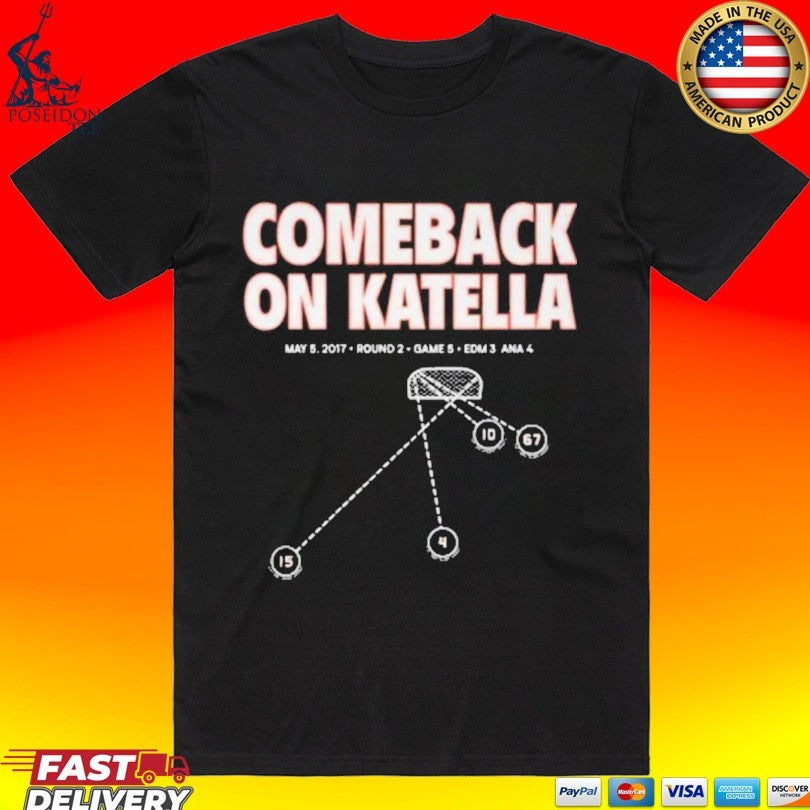 Ducks Comeback On Katella - Adult & Kids T-Shirts, Sweatshirts & Hoodies apparel design preview 1