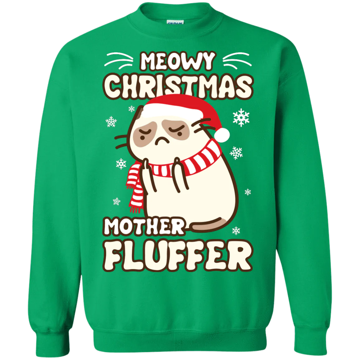 Meowy Christmas mother fluffer Christmas Sweater - Holiday Gift product image 4