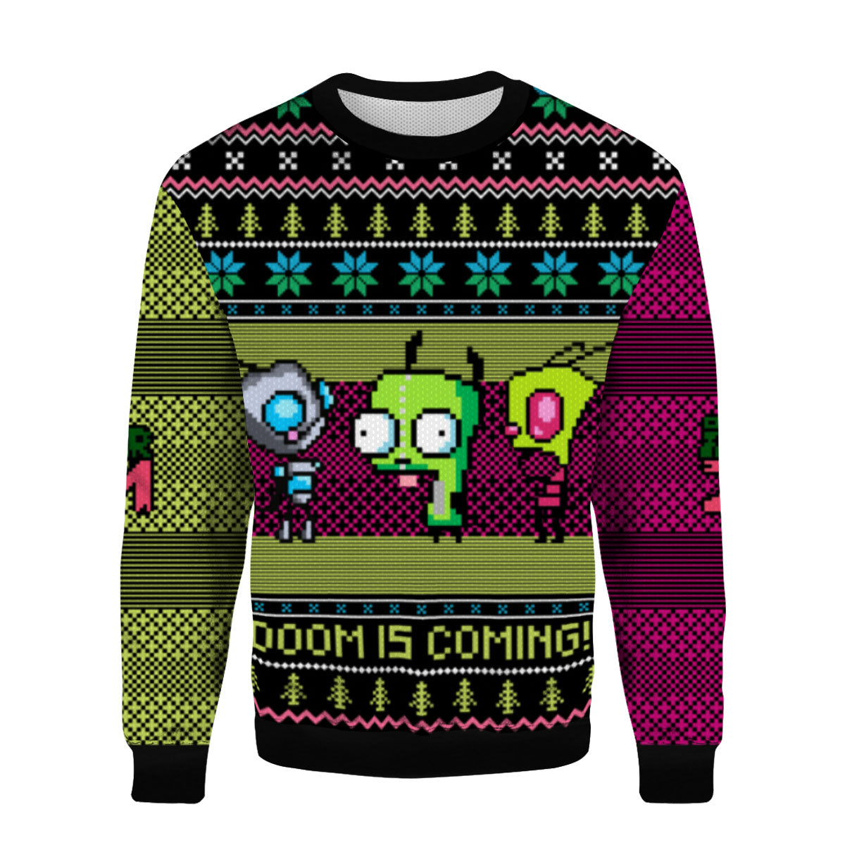 Invader zim 3D Ugly Christmas Sweater - Holiday Gift product image