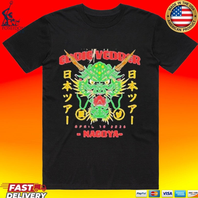 Eddie Vedder Niterra Village Hall In Nagoya April 14 - Adult & Kids T-Shirts, Sweatshirts & Hoodies apparel design preview 1