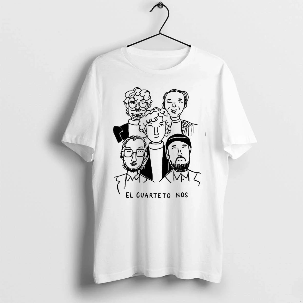 El Cuarteto De Nos Uruguay 1980 Cartoon 0 Sweater - Adult & Kids T-Shirts, Sweatshirts & Hoodies apparel design preview 1
