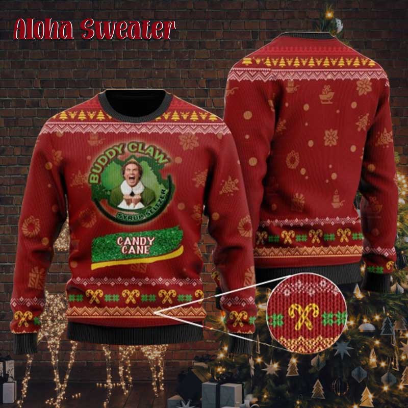 Elf Genuine Movie Buddy The Elf Ugly Christmas Sweater - Holiday Gift product image 2
