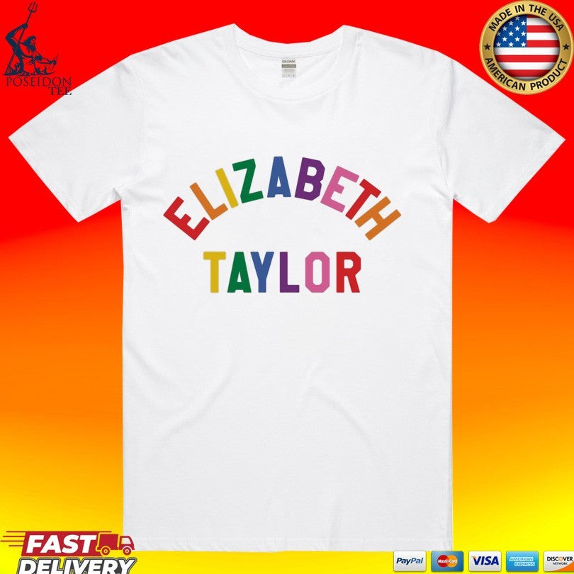Elizabeth Taylor Pride - Adult & Kids T-Shirts, Sweatshirts & Hoodies apparel design preview 1