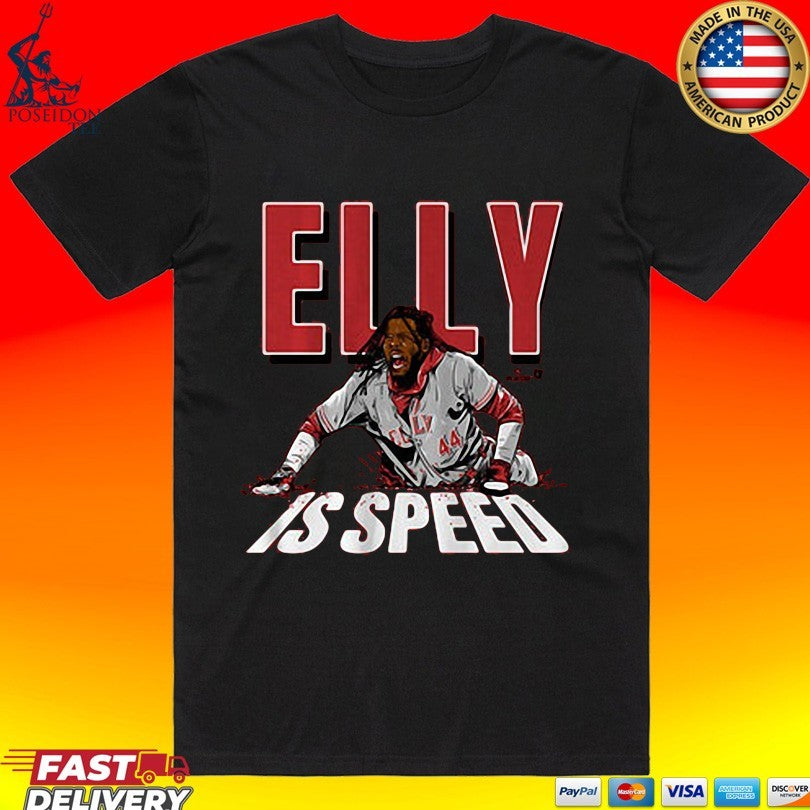 Elly De La Cruz Is Speed - Adult & Kids T-Shirts, Sweatshirts & Hoodies apparel design preview 1