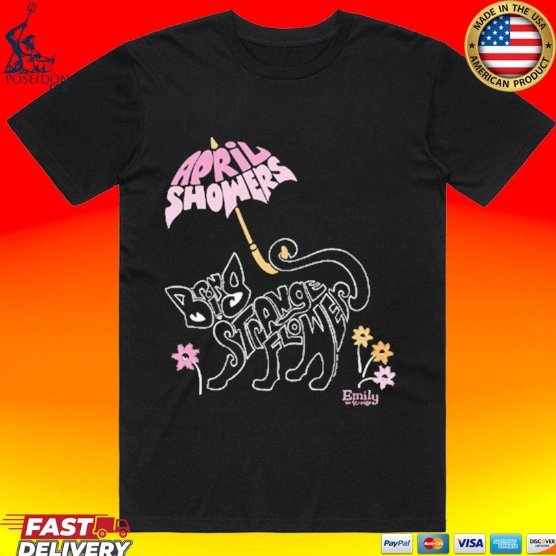 Emily The Strange April Showers - Adult & Kids T-Shirts, Sweatshirts & Hoodies apparel design preview 1
