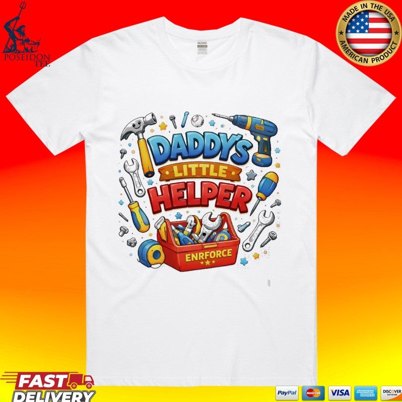 Enrforce Daddy's Little Helper - Adult & Kids T-Shirts, Sweatshirts & Hoodies apparel design preview 1
