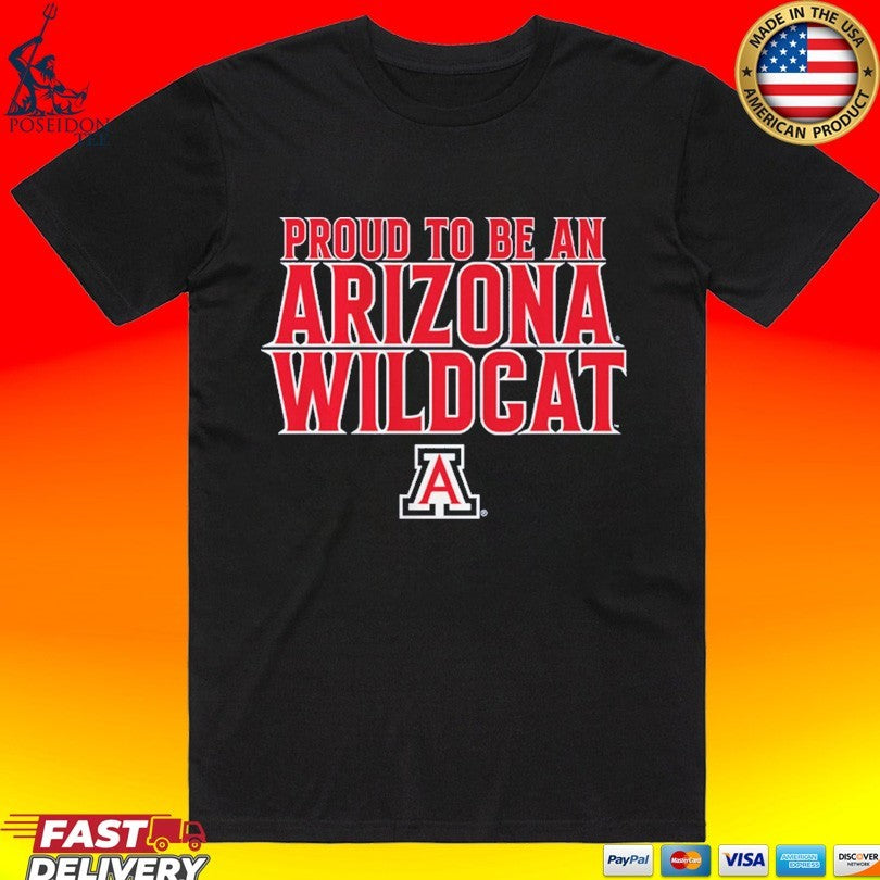 Arizona Basketball Proud To Be An Wildcat - Adult & Kids T-Shirts, Sweatshirts & Hoodies apparel design preview 1