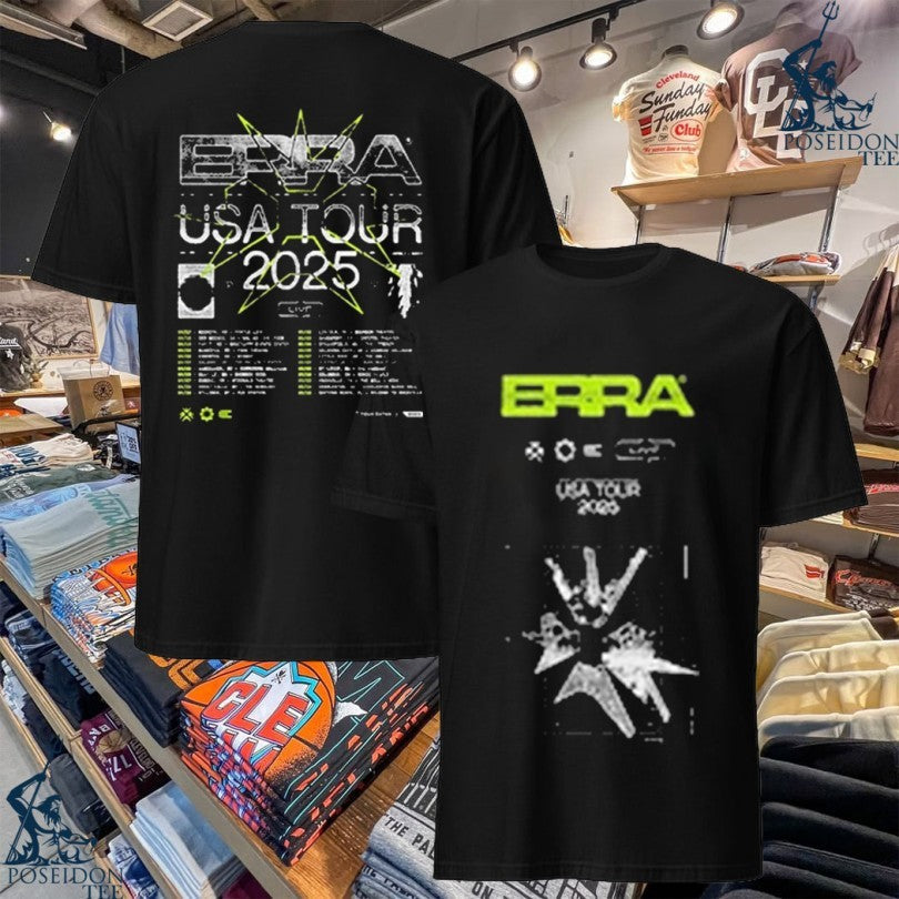 Erra Live Usa Tour 2025 - Adult & Kids T-Shirts, Sweatshirts & Hoodies apparel design preview 1