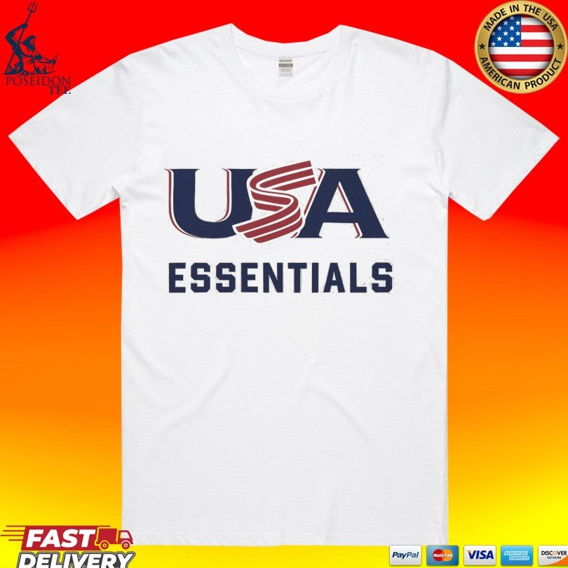 Essentials Usa Baseball - Adult & Kids T-Shirts, Sweatshirts & Hoodies apparel design preview 1