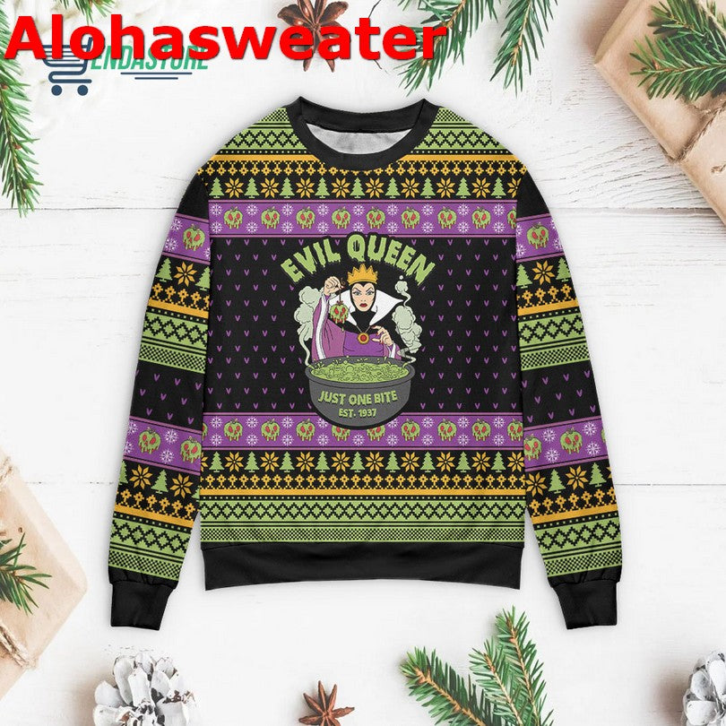 Evil queen just one bite Christmas Sweater - Holiday Gift product image