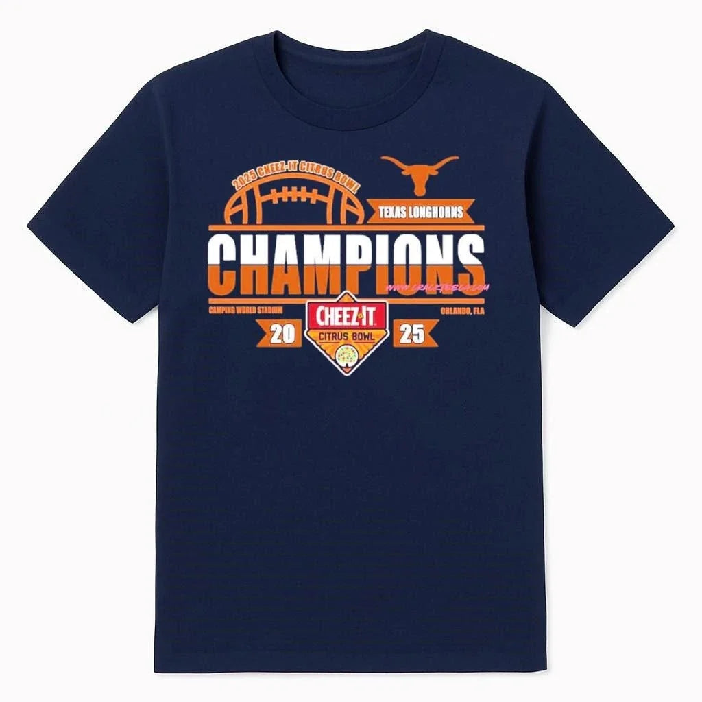 Exas Longhorns Football 2025 Cheez-It Citrus Bowl - Adult & Kids T-Shirts, Sweatshirts & Hoodies apparel design preview 1