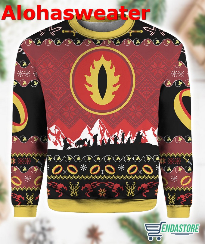 Eye of Sauron Ugly Christmas Sweater - Holiday Gift product image