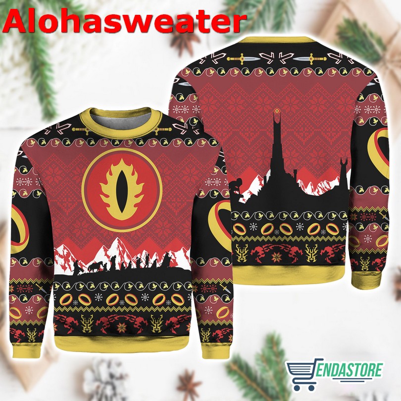 Eye of Sauron Ugly Christmas Sweater - Holiday Gift product image 3