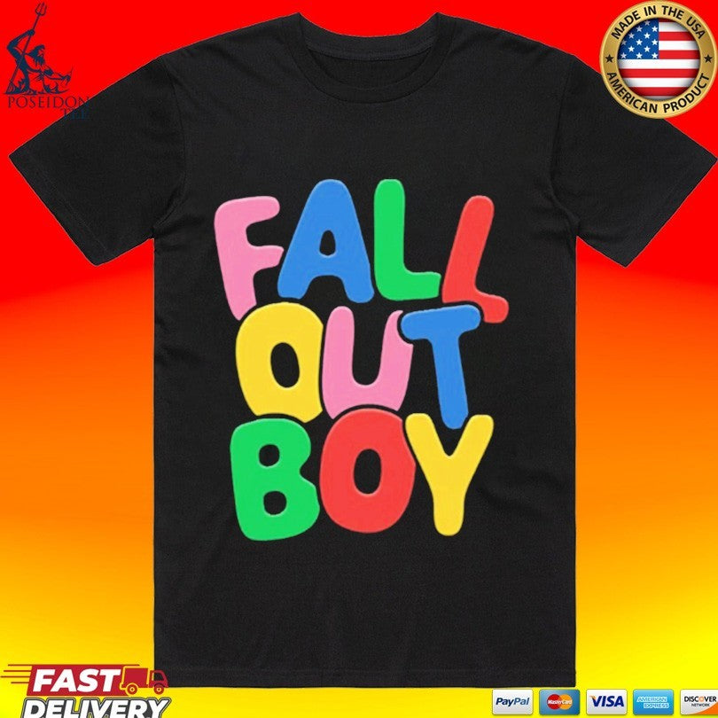 Fall Out Boy Bubble Logo - Adult & Kids T-Shirts, Sweatshirts & Hoodies apparel design preview 1