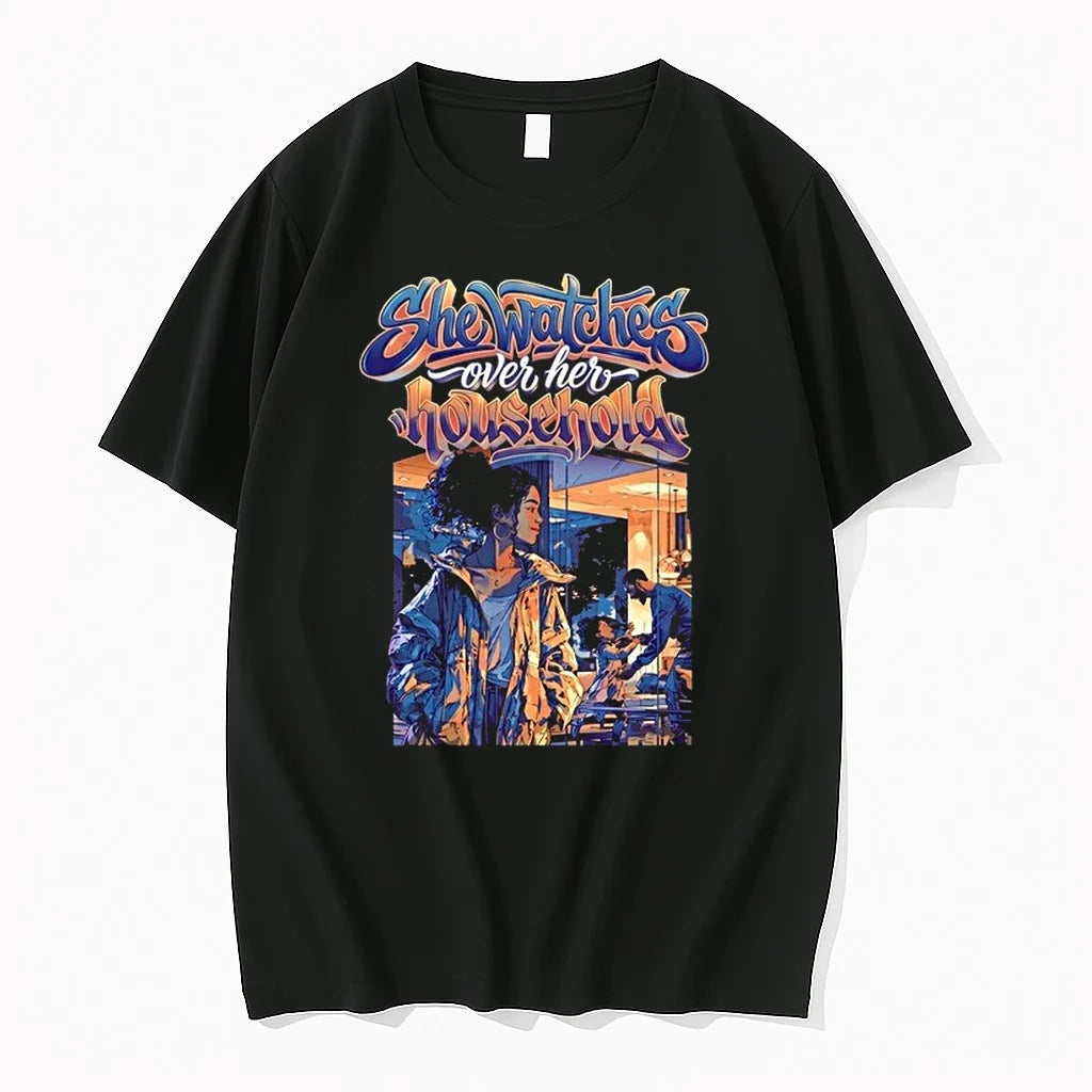 Family She Watches Over Her Household 0 Sweater - Adult & Kids T-Shirts, Sweatshirts & Hoodies apparel design preview 1