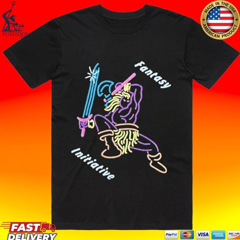 Fantasy Initiative Slash Puff Print - Adult & Kids T-Shirts, Sweatshirts & Hoodies apparel design preview 1