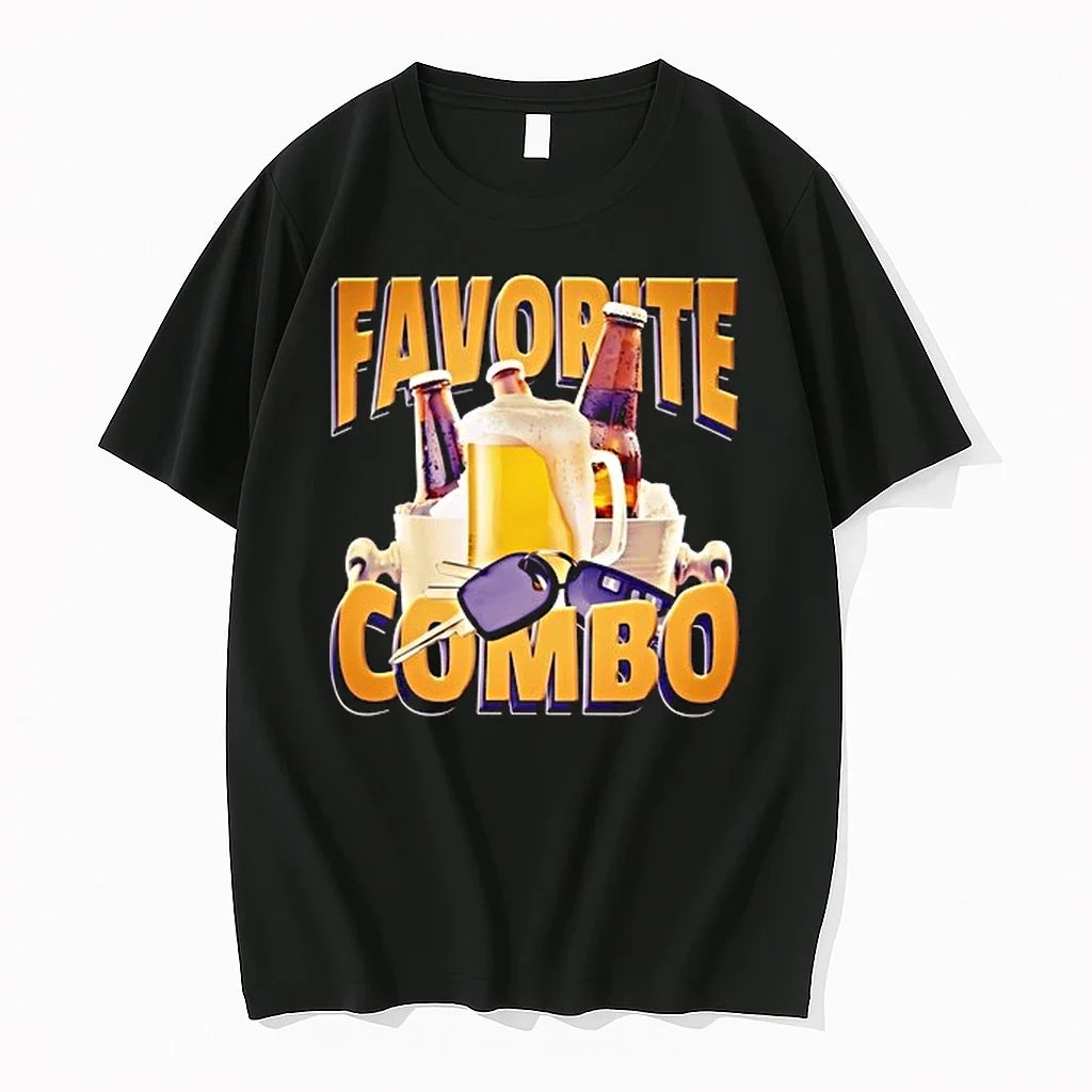 Favorite Combo Beer 90s Bootleg 0 Sweater - Adult & Kids T-Shirts, Sweatshirts & Hoodies apparel design preview 1