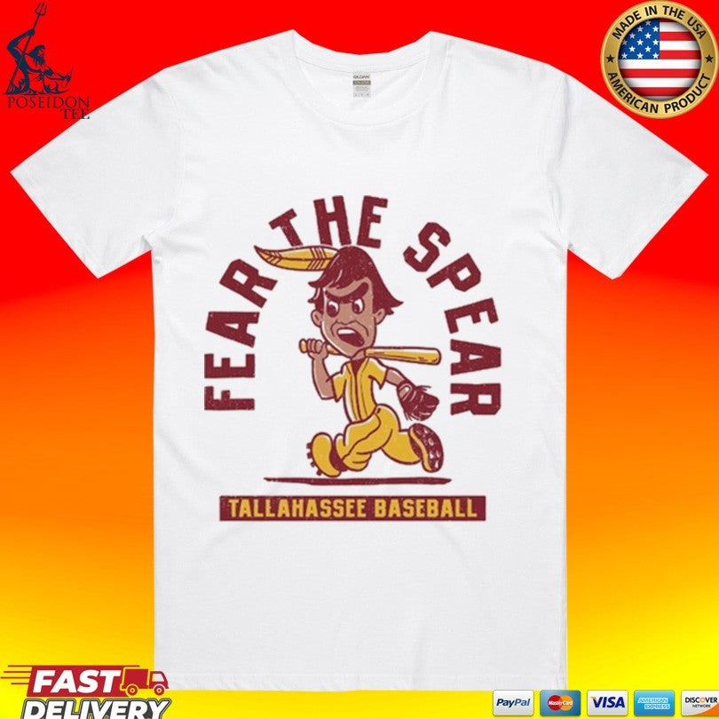 Fear The Spear Tallahassee Baseball - Adult & Kids T-Shirts, Sweatshirts & Hoodies apparel design preview 1