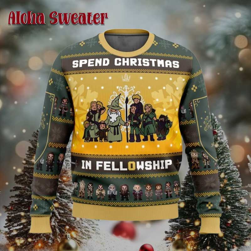 Filthy Hobbitses Lotr Lord Of The Rings Ugly Christmas Sweater - Holiday Gift product image 2