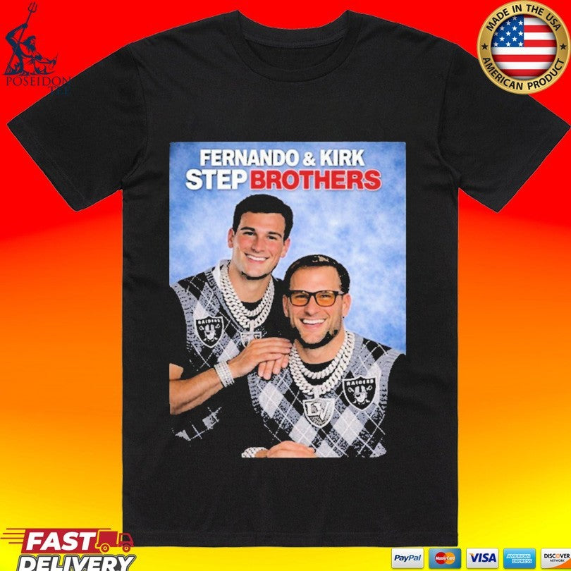 Fernando Mendoza And Kirk Cousins Step Brothers - Adult & Kids T-Shirts, Sweatshirts & Hoodies apparel design preview 1