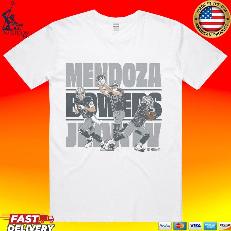 Fernando Mendoza, Ashton Jeanty Brock Bowers Vegas - Adult & Kids T-Shirts, Sweatshirts & Hoodies apparel design preview 1