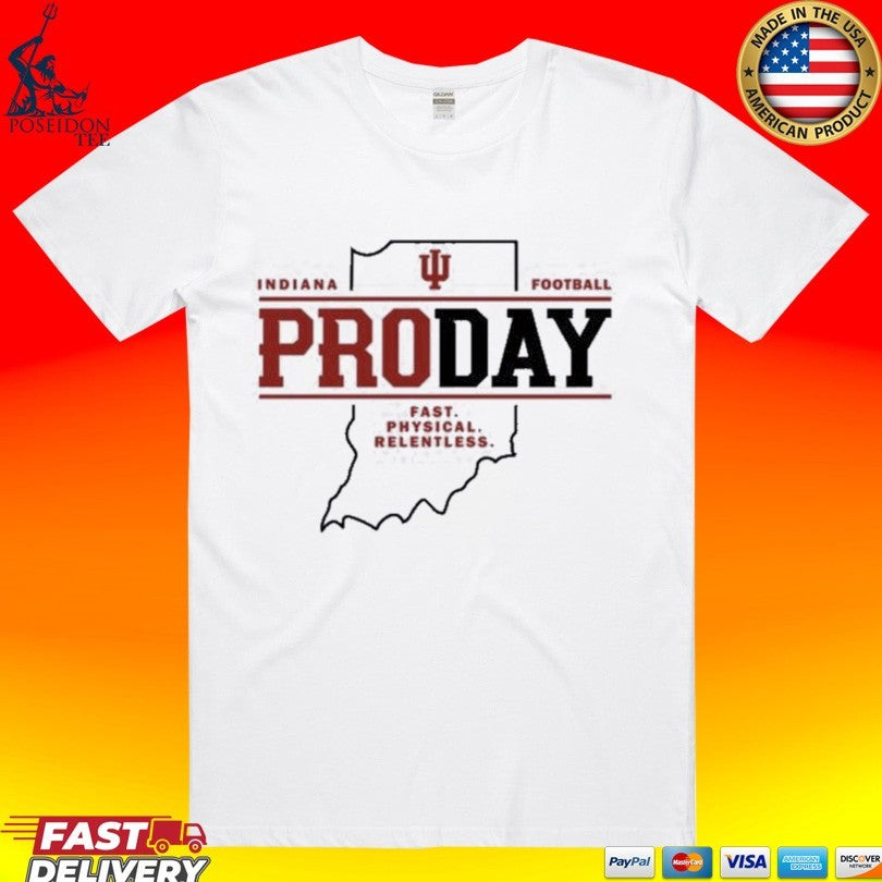 Fernando Mendoza Indiana Pro Day Football - Adult & Kids T-Shirts, Sweatshirts & Hoodies apparel design preview 1