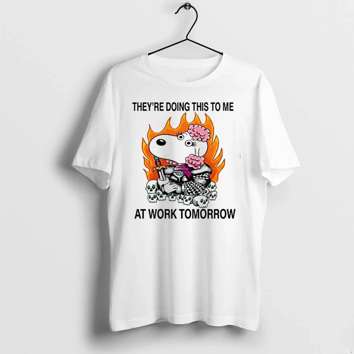 Fifi Knight Theyre Doing This To Me At Work Tomorrow - Adult & Kids T-Shirts, Sweatshirts & Hoodies apparel design preview 1