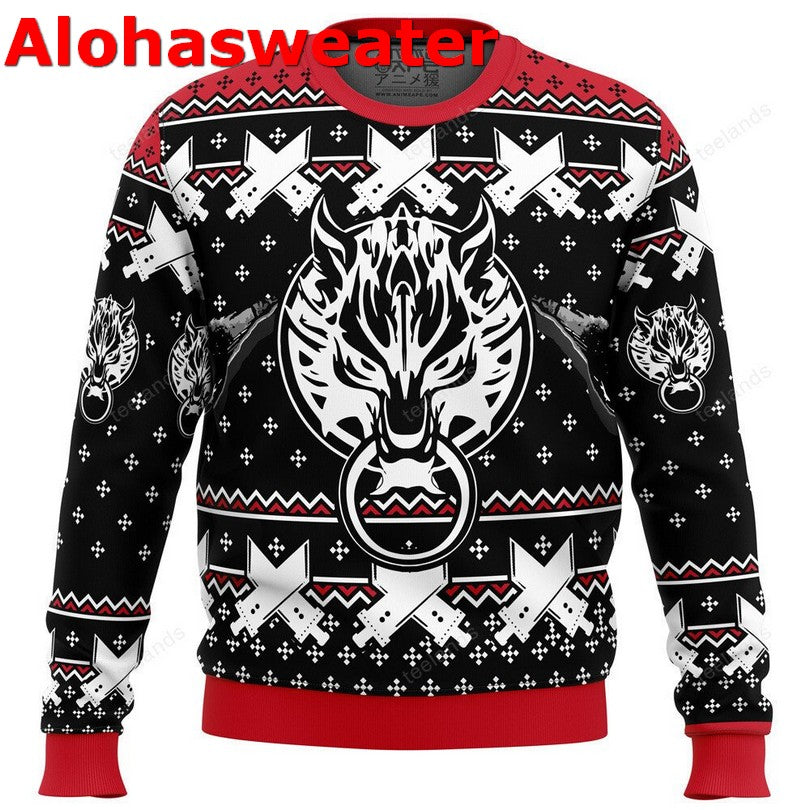Final Fantasy Classic 8bit Ugly Christmas Sweater - Holiday Gift product image 2