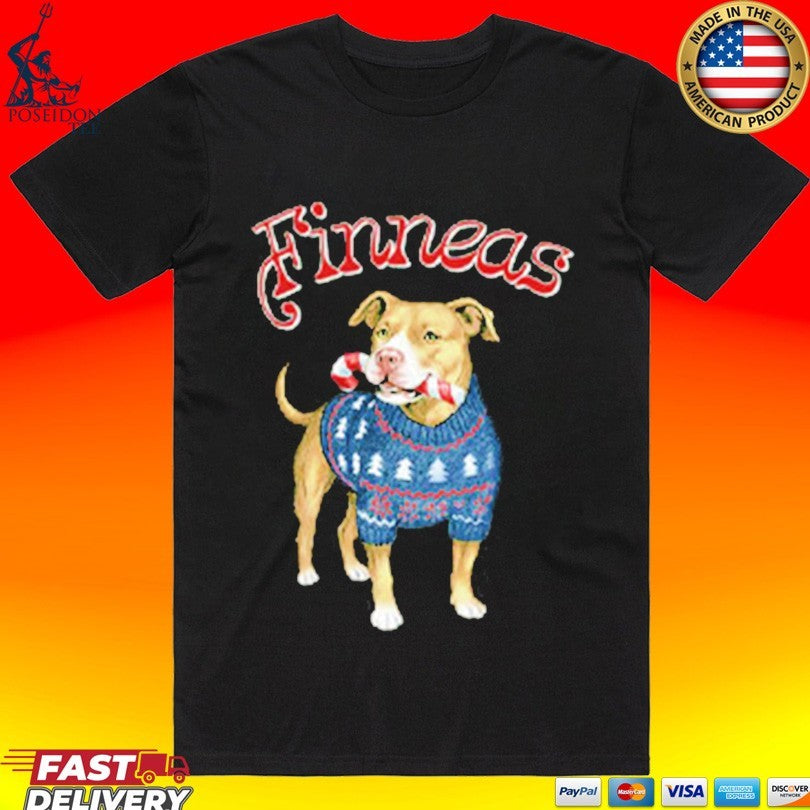 Finneas Peaches Holiday Dog - Adult & Kids T-Shirts, Sweatshirts & Hoodies apparel design preview 1