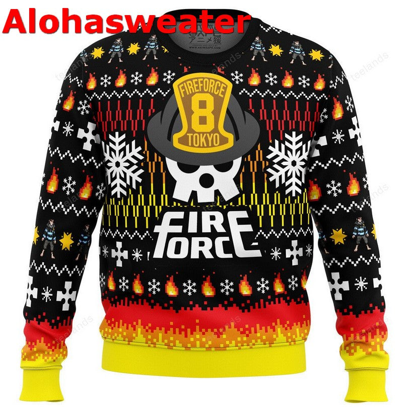 Fireball Cinnamon whiskey Christmas Sweater - Holiday Gift product image 2