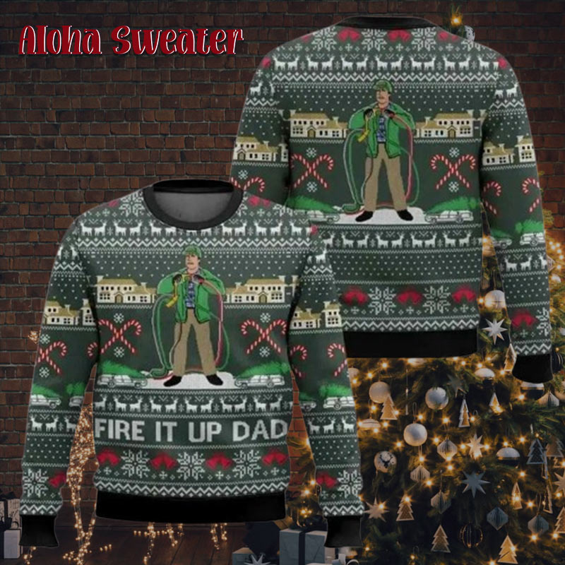 The Side Of The Nuthouse National Lampoons Christmas Vacation Ugly Christmas Sweater - Holiday Gift product image 5