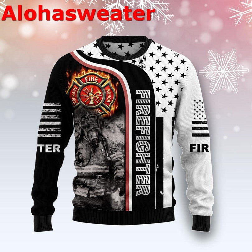 Fireball Cinnamon whiskey Christmas Sweater - Holiday Gift product image 3