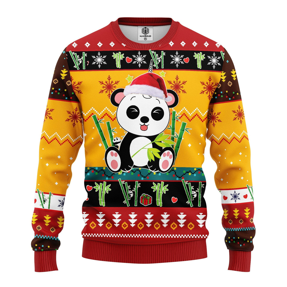 Panda 3D Ugly Christmas Sweater - Holiday Gift product image