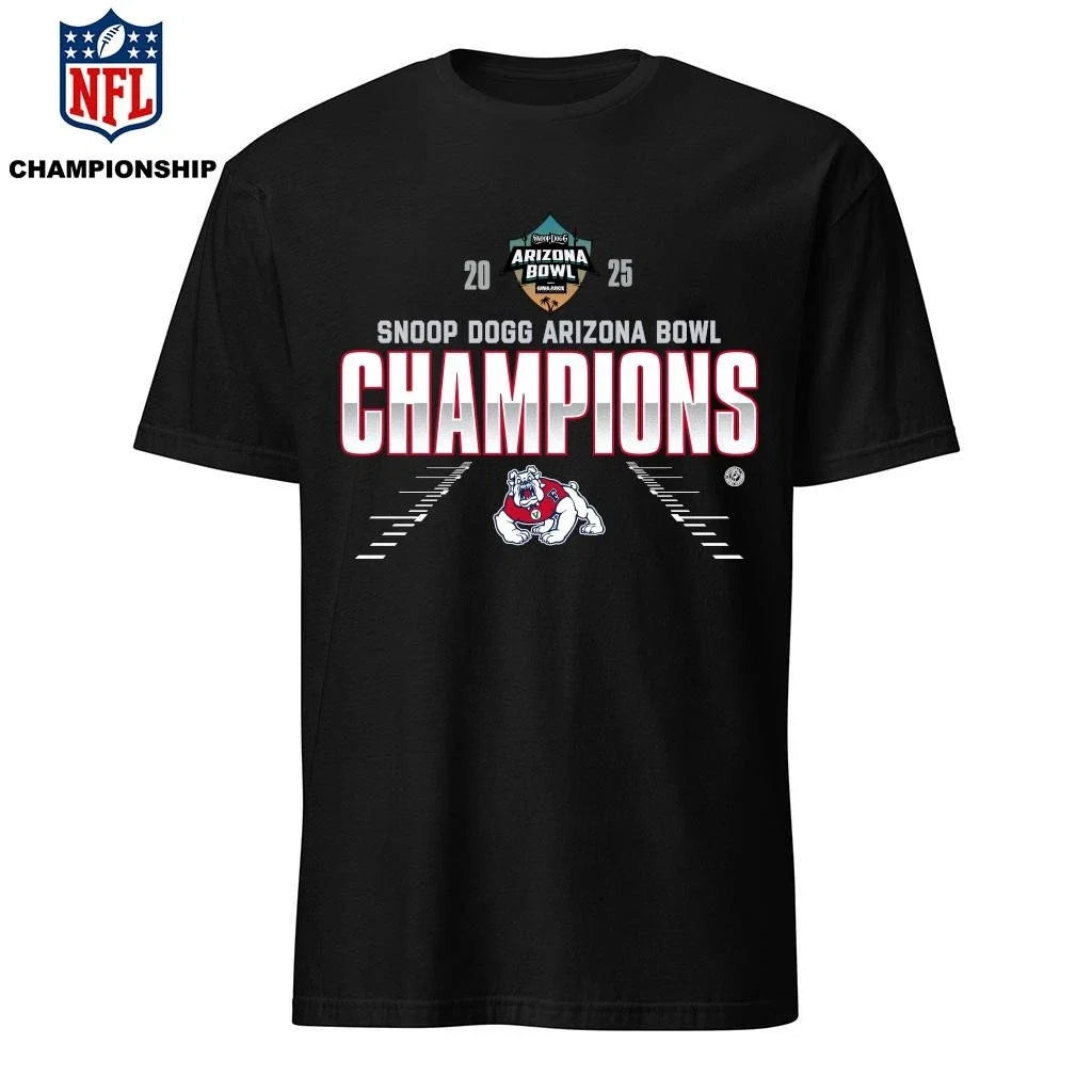 Fresno State Bulldogs 2025 Snoop Dogg Arizona Bowl - Adult & Kids T-Shirts, Sweatshirts & Hoodies apparel design preview 1