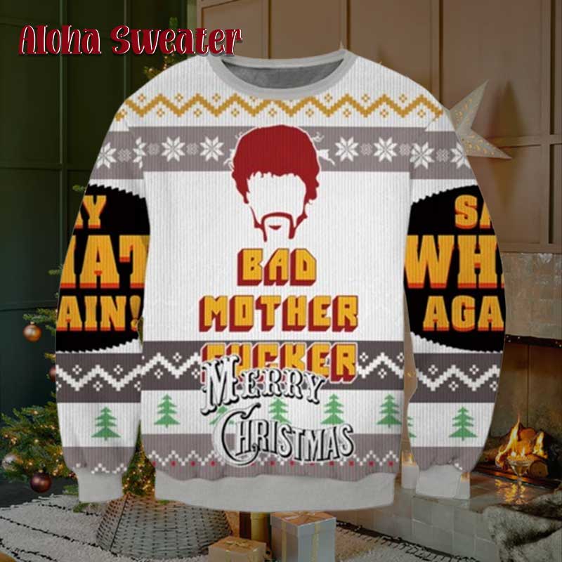 Gimp Shoot Pulp Fiction Ugly Christmas Sweater - Holiday Gift product image 3