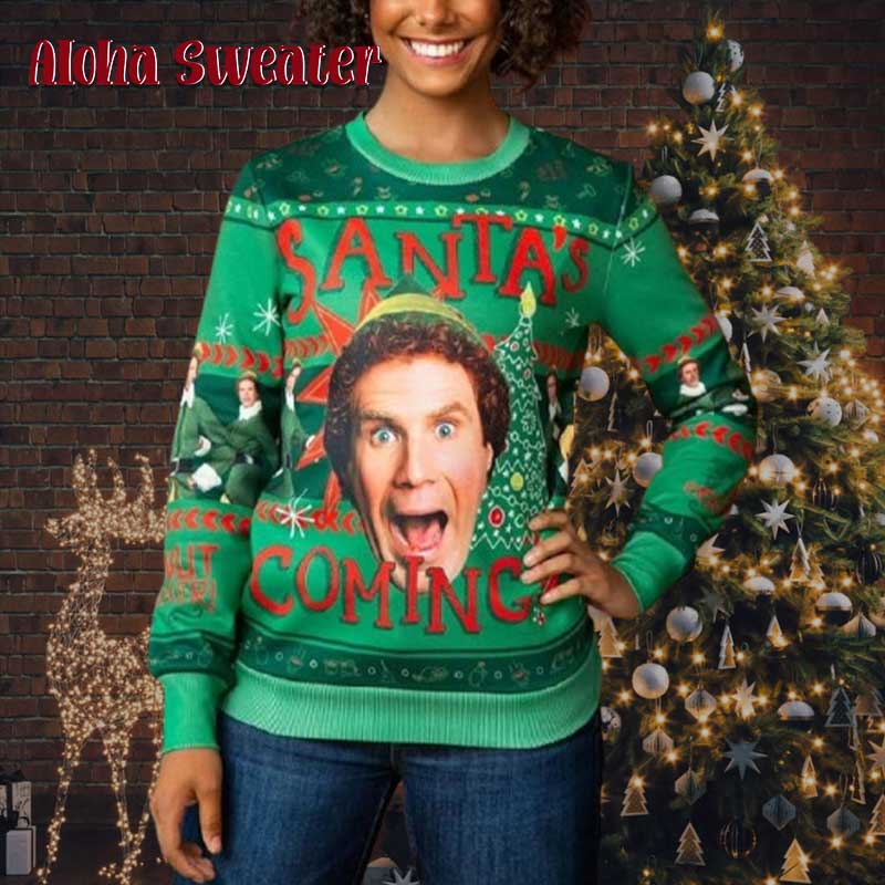 Fun Costumes Buddy The Elf Ugly Christmas Sweater - Holiday Gift product image
