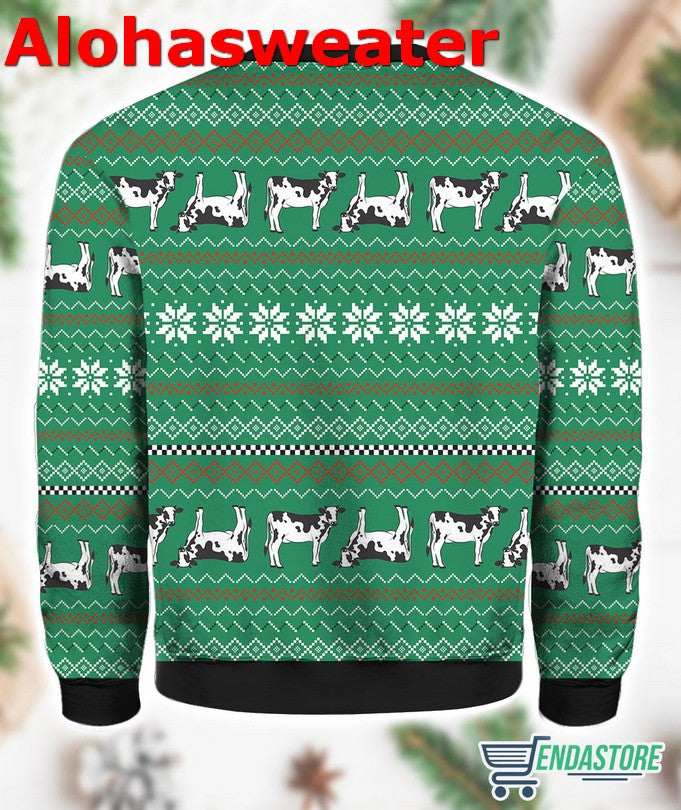 Funny Cow Ugly Christmas Sweater - Holiday Gift product image 2