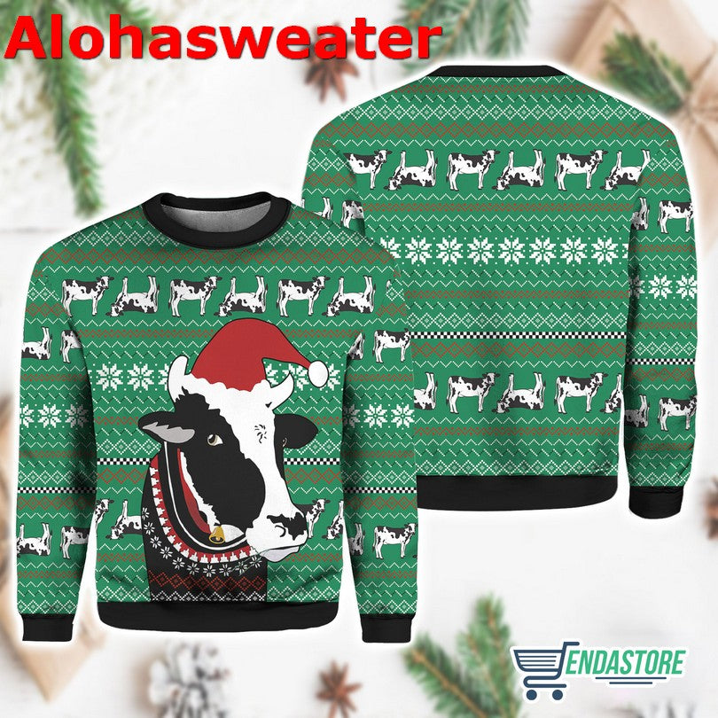 Funny Cow Ugly Christmas Sweater - Holiday Gift product image 3