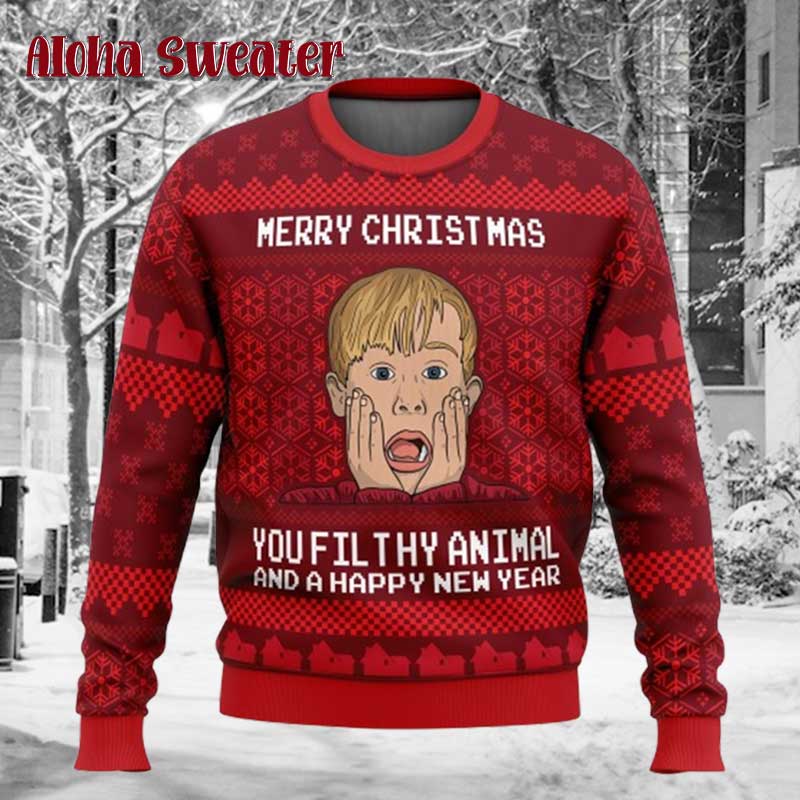 Harry And Marv Home Alone Ugly Christmas Sweater - Holiday Gift product image 3