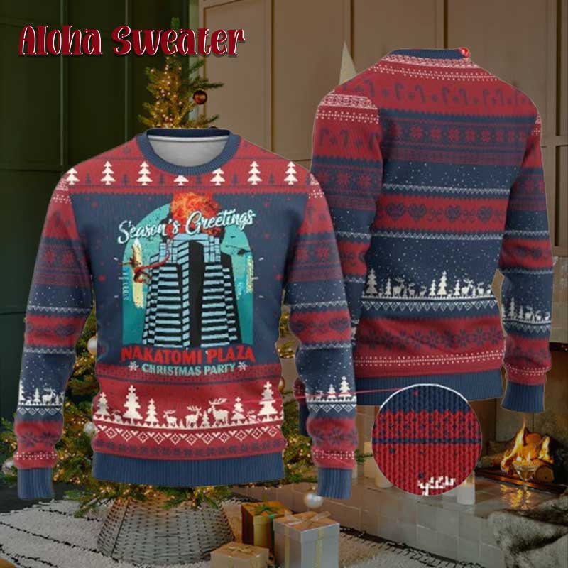 Yippee Ki Yay Christmas Dia Hard Ugly Christmas Sweater - Holiday Gift product image 4