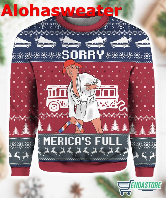 Funny Shitters Full Donald Trump Ugly Christmas Sweater - Holiday Gift product image