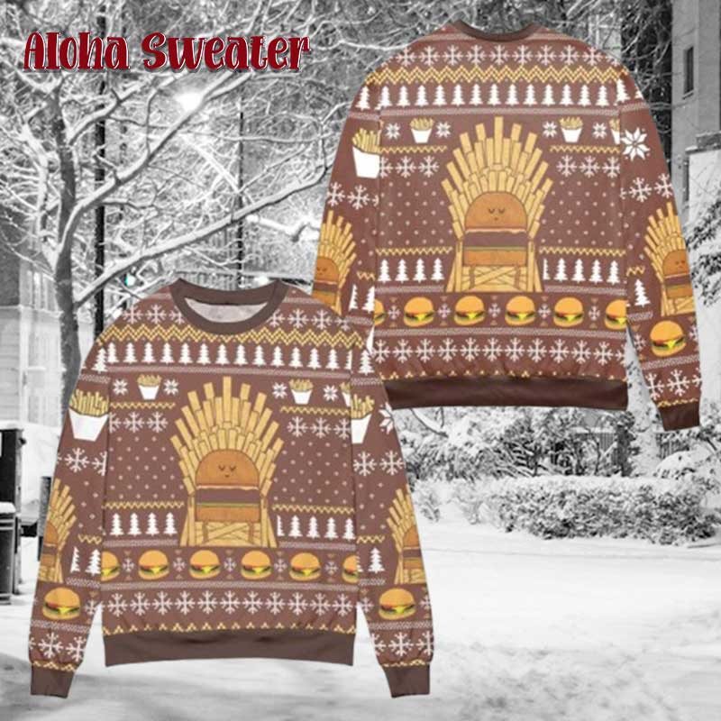 Game Of Fries Game Of Thrones Ugly Christmas Sweater - Holiday Gift product image