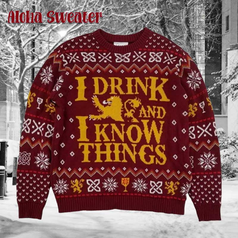 Game Of Thrones Jon Snow Let It Snow Ugly Christmas Sweater - Holiday Gift product image 2