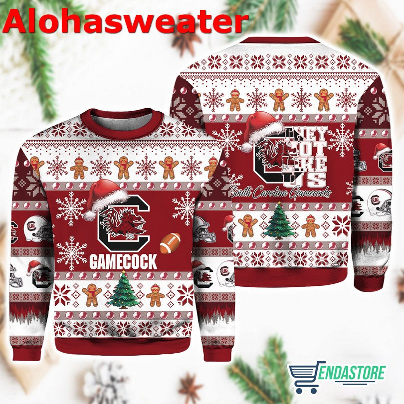 Gamecocks They Not Like Us Ugly Christmas Sweater - Holiday Gift product image 3