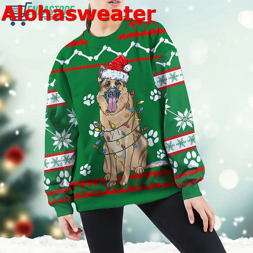 German shepherd Christmas Sweater - Holiday Gift product image 2